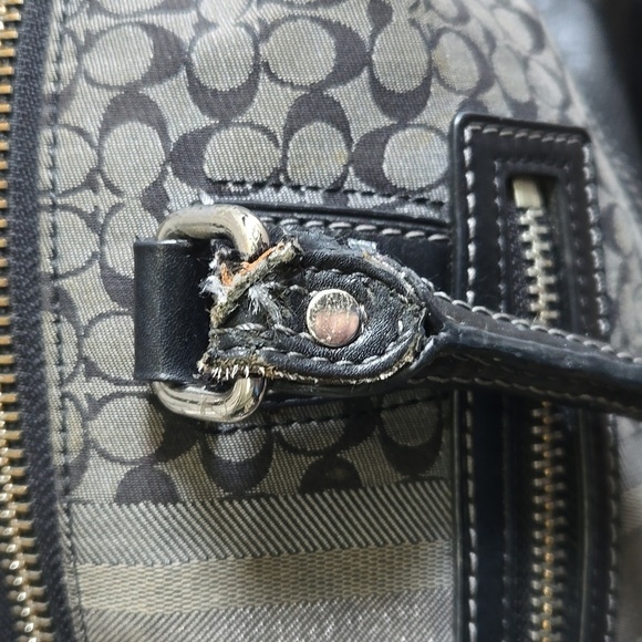 Coach Signature Legacy Molly Satchel 2Way Shoulder/Satchel 21154 - Picture 8 of 16